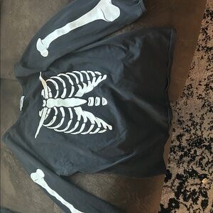 Vixen by Micheline Pitt Print 3/4 glow in the dark skeleton shirt